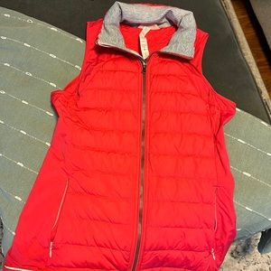 Lululemon full zip pink lightweight vest